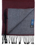 Dark Bordeaux Scarf 100% Flece wool