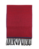 Bufanda 100% Lana Virgem en Rojo