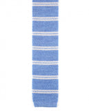 Gravata de Malha 100% Lã em Azul