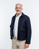 Dark Blue Jacket 100% Flece wool