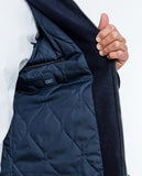 Dark Blue Jacket 100% Flece wool