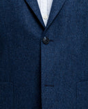 Dark Blue Sports Jacket 100% Flece wool