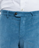 Blue Regular Chino Trousers