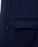 Dark Blue Jacket 100% Wool