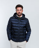Chaqueta 100% Nylon en Azul Oscuro