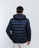 Chaqueta 100% Nylon en Azul Oscuro