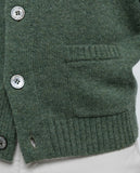 Dry Green Cardigan 100% Wool