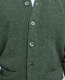 Dry Green Cardigan 100% Wool