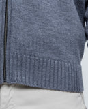 Light Grey Cardigan 100% Merino Wool