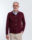 Bordeaux Cardigan 100% Merino Wool