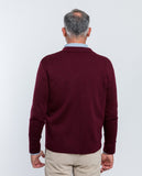 Bordeaux Cardigan 100% Merino Wool