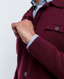 Bordeaux Cardigan 100% Merino Wool