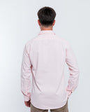 Camisa Casual 100% Algodón en Rosa Claro