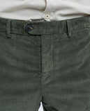 Dark Dry Green Regular Chino Trousers