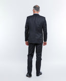 Dark Grey Suit Regular Plain 100% Flece wool