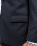 Dark Grey Suit Regular Plain 100% Flece wool