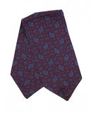 Lenço Ascot 100% Seda em Bordeaux