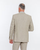 Americana 100% Lino en Beige Oscuro