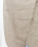 Americana 100% Lino en Beige Oscuro