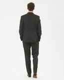 Dark Blue Suit Soft Slim End-On-End 100% Wool