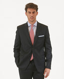 Dark Blue Suit Soft Slim End-On-End 100% Wool