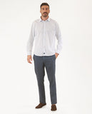 White Casual Shirt 100% Cotton