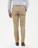 Light Beije Classic Trousers Soft Slim 100% Flece wool