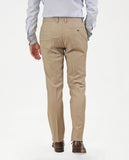 Light Beige Classic Trousers Soft Slim 100% Flece wool