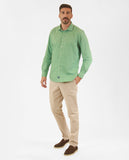 Green Casual Shirt 100% Cotton