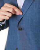 Casaco Sport 100% Linho em Azul