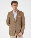 Brown Classic Jacket 100% Linen