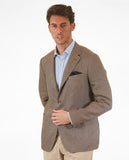 Brown Sports Jacket 100% Linen