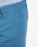 Calças Chinos Soft Slim em Azul