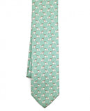 Light Green Tie 100% Silk