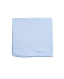 Light Blue Pocket Squares 100% Silk