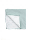 Light Green Pocket Squares 100% Silk