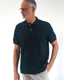 Dark Blue Short Sleeve Polo 100% Cotton