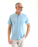 Light Blue Short Sleeve Polo 100% Cotton