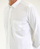 White Casual Shirt 100% Cotton