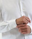 Camisa Clássica 100% Algodão em Branco