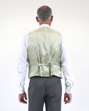 Light Dry Green Vest 100% Linen