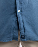 Blue Casual Shirt 100% Linen