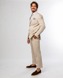 Pantalón Chino Regular en Beige Claro