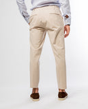 Pantalón Chino Regular en Beige Claro