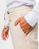 Light Beige Regular Chino Trousers