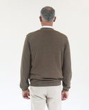 Light Brown Cardigan 100% Merino Wool