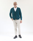 Light Green Cardigan 100% Wool