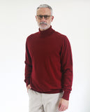 Bordeaux Turtleneck 100% Merino Wool