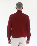 Camisola Gola Alta 100% Merino em Bordeaux