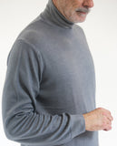 Light Grey Turtleneck 100% Merino Wool